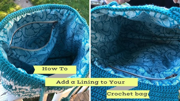 Tutorial: Add a Zipper and Lining to Your Knitted Bag — KnitOasis