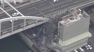 横浜　解体中のビル倒壊　けが人なし
