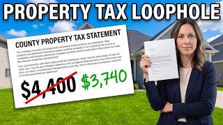 The 0 Letter That Lowers Your Property Tax Bill