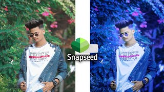 Snapseed Dark Blue Effect Photo Editing Blue Tone Photo Editing Tutorial Hindi.
