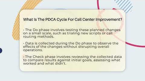 What Is The PDCA Cycle For Call Center Improvement? - Call Center Pro Strategies