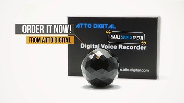 recBALL KeyChain Ball Voice Activated Voice Recorder by Atto Digital USA