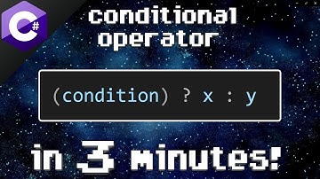 C# conditional operator ❓