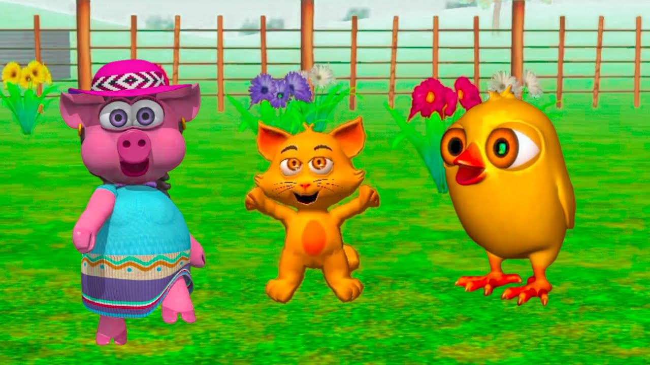 El Pollito Pío 3D - Canciõnes dela Granja de Zenón - Android Gameplay ...