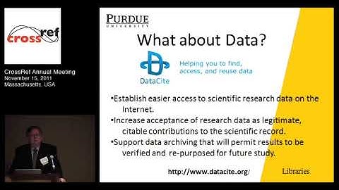 DataCite: the Perfect Complement to CrossRef