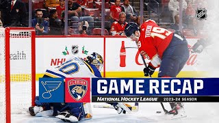 Blues @ Panthers 12/21 | NHL Highlights 2023