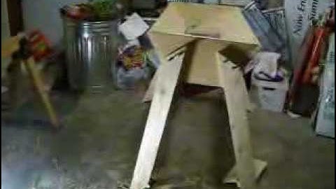 Video #38 - Top Bar Beehive - Part 2 - Legs