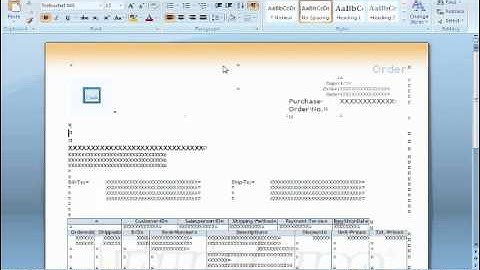 Microsoft Dynamics GP 2010 - Using Word Templates (Part 4)