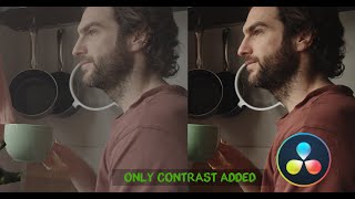 How contrast works in Davinci Resolve