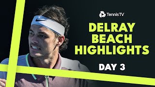 Fritz Opens Campaign Against Borges; Arnaldi, Mannarino Feature | Delray Beach 2024 Day 3 Highlights screenshot 5