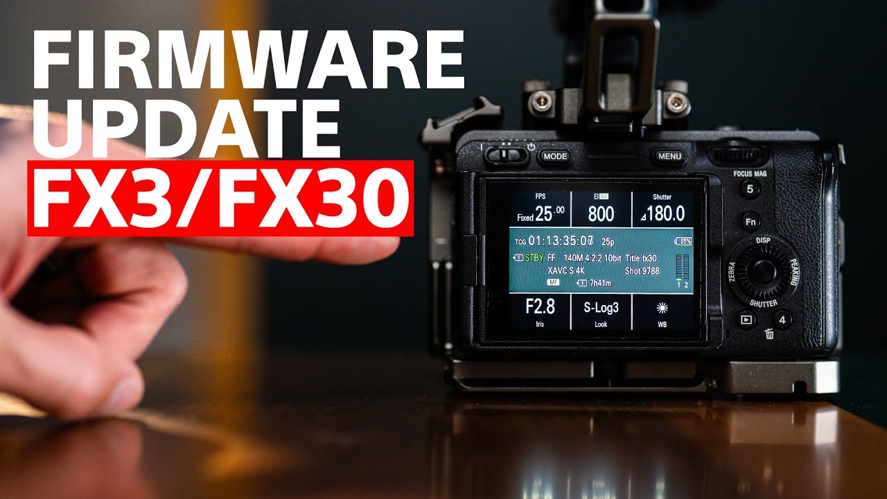 Sony FX3/FX30 Firmware BIG 6 MENU is here