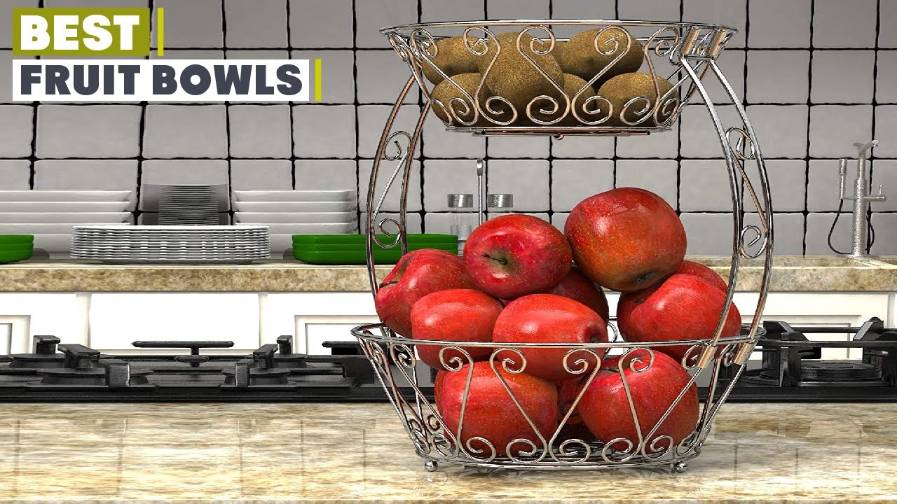 TOPBATHY Collapsible Stainless Steel Rotating Fruit Basket - 42x42x23cm, Decorative Bowl For Kitchen, Living Room, Party - View #7