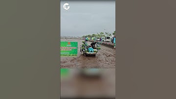 Khi thiết bị dẫn đường tự động NX510 đối đầu với trời mưa #globalcheck #nx510 #thietbidanduong