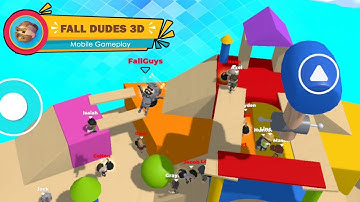 Fall Dudes 3D Gameplay (iOS & Android) Walkthrough Part 10 | Fall Guys Mobile Early Access