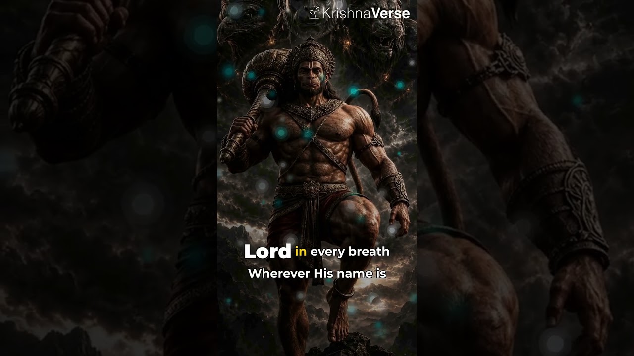 Krishnaverse | Hanuman — Silent Strength of Devotion #Shorts