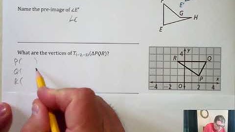 M.1 - Ex. 1 - Find Image of a Translation