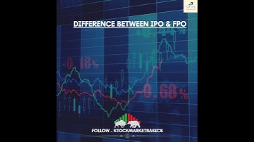 Difference Between IPO & FPO #stockmarketbasics #stockmarket #financialeducation #ipo #fpo