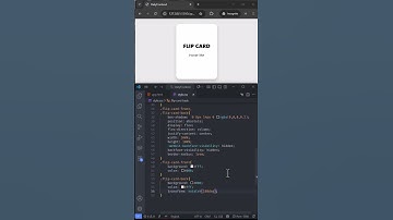 3D Flip Card Hover Effect | CSS Only Interactive Card Tutorial #coding #frontendcourse #webdesign