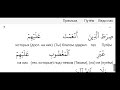 Пословный перевод суры аль-Фатиха 2 часть