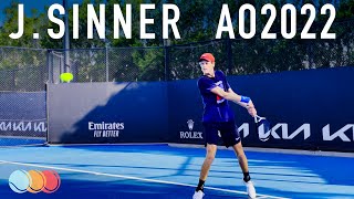 Jannik Sinner | Forehand, Backhand, Serve & Volley Practice (4K 60fps)