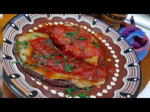 Видео: Как да готвя патладжан в доматен сос от сирене