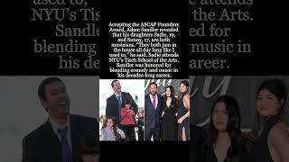Adam Sandler Says His Daughters Are Following in His Musical Footsteps #AdamSandler #ASCAPAwards