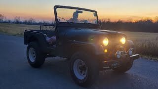 Old Willys Sunset Cruise! 1956 Jeep Willys CJ5 Hurricane Cruising backroads. by Jacob Novosel Studios  766 views 6 months ago 11 minutes, 16 seconds