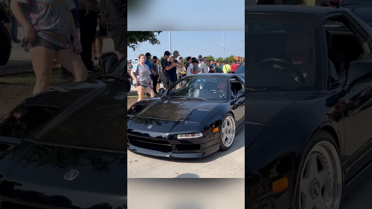 Acura NSX at a car meet in Texas. Which you prefer?The classic or the newer NSX?