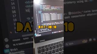 Day-30/100 #100daysofcode #coding