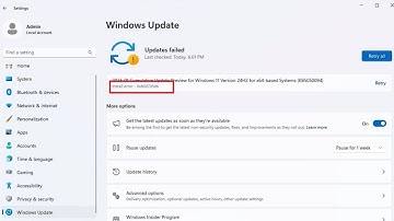 How to Fix Windows 11 Update KB5070773 Not Installing Install Error 0x800f0983