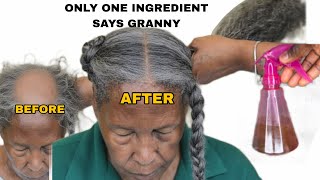 😱GRANDMA's HAIR GROWTH recipe BROKE THE INTERNET IN 5 days! It Works!My hair Grew thicker in 6 Weeks
