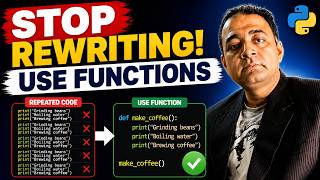 Python Functions Explained Simply | def, Parameters & Return Values