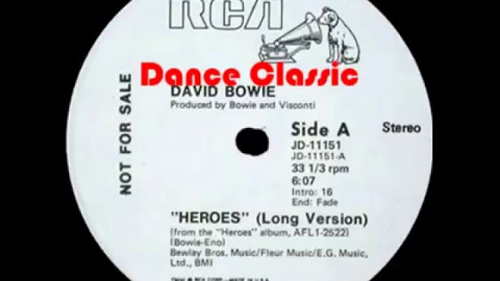 Heroes Extended version - Extended performance video thumbnail