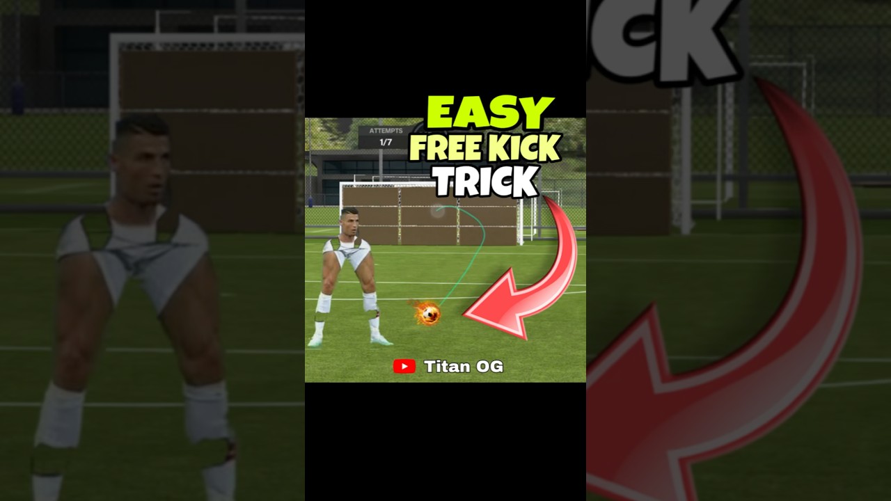 How to score every free kick on FC Mobile 26 😱 