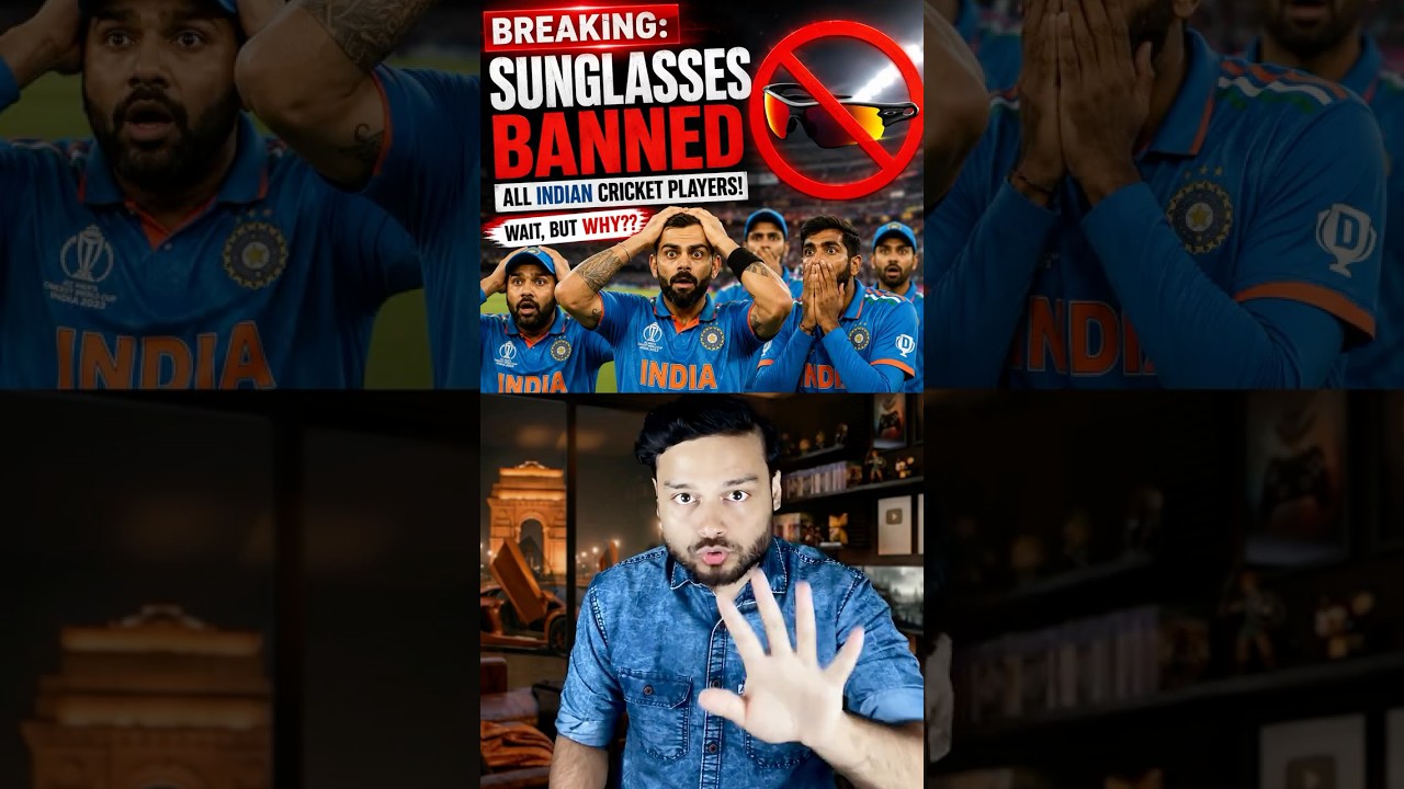 IPL Star Virat Kohli in SHOCK! Sunglasses Banned For All Indian Cricket Players! #shorts
