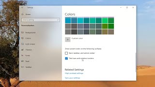 How To Show Accent Color on Title Bars and Window Borders on Windows 10 [Guide]