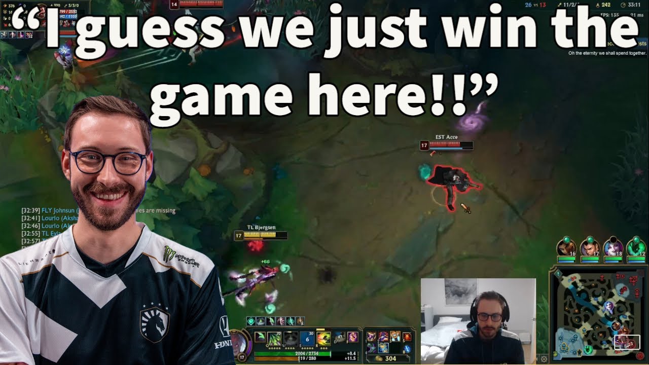 TL Bjergsen Is SMURFING On His First Day Streaming CHAMPIONS QUEUE!!