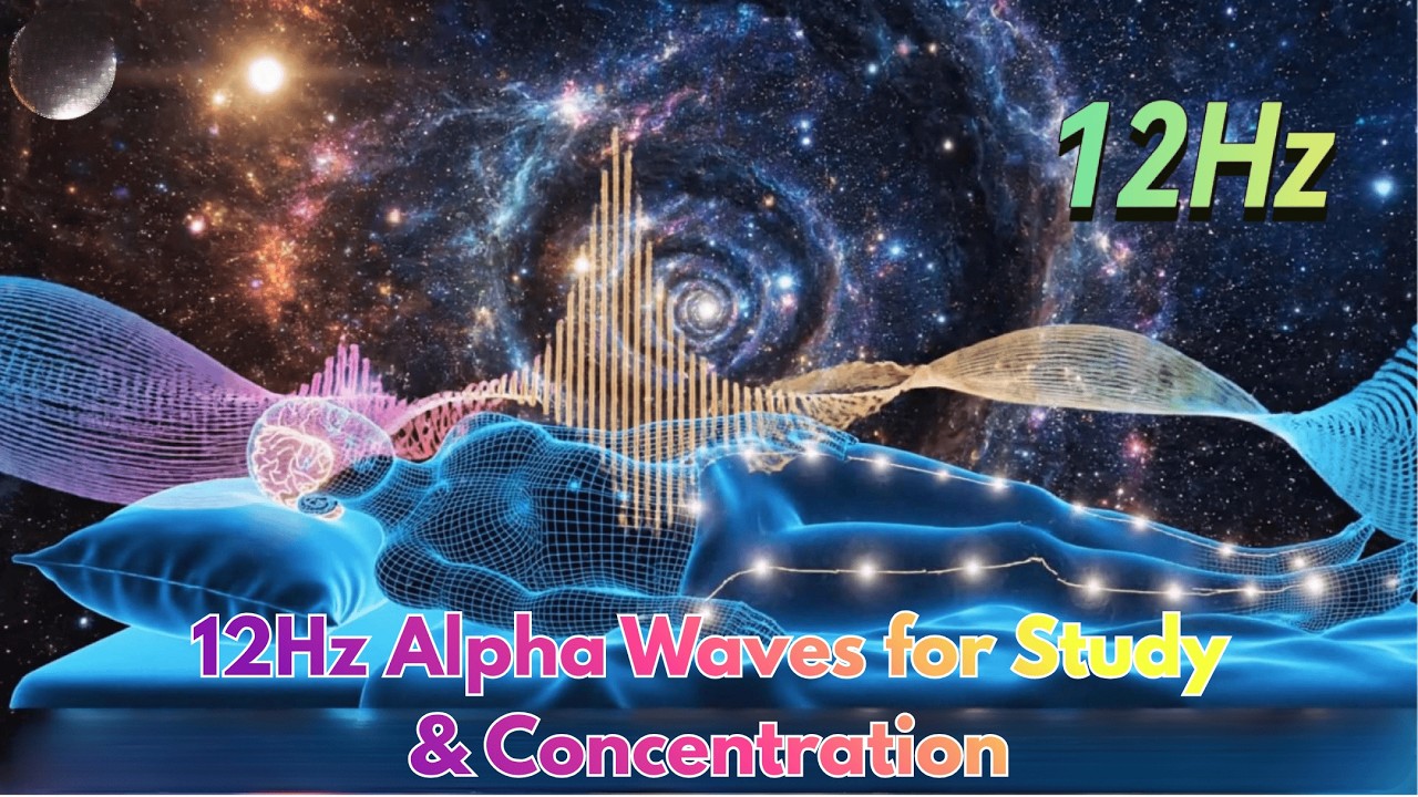 12Hz Alpha Waves for Study & Concentration– Music Universe - YouTube