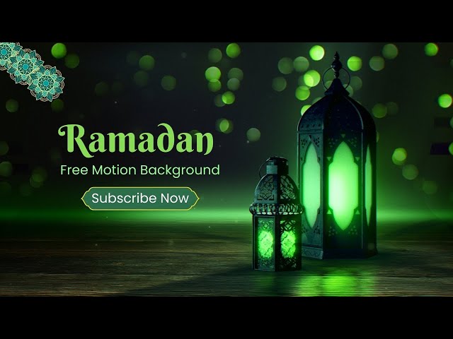 Ramadan {Islamic Free Ornamental Lantern Motion Background} #ramadan #free #video class=
