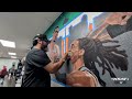 New Spurs mural celebrates team’s past and future at San Antonio collectibles shop