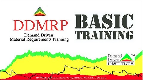 Demand Driven MRP - DDMRP Basic Training WA