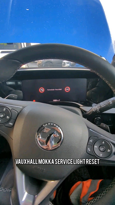 NEW Vauxhall Mokka 2023 🚘 How to reset the service light? #car #service #maintenance