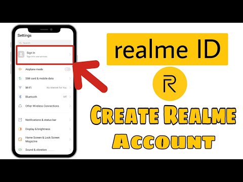 How to create realme ID |  Realme account sign up | Register realme ID | BD Android Tips