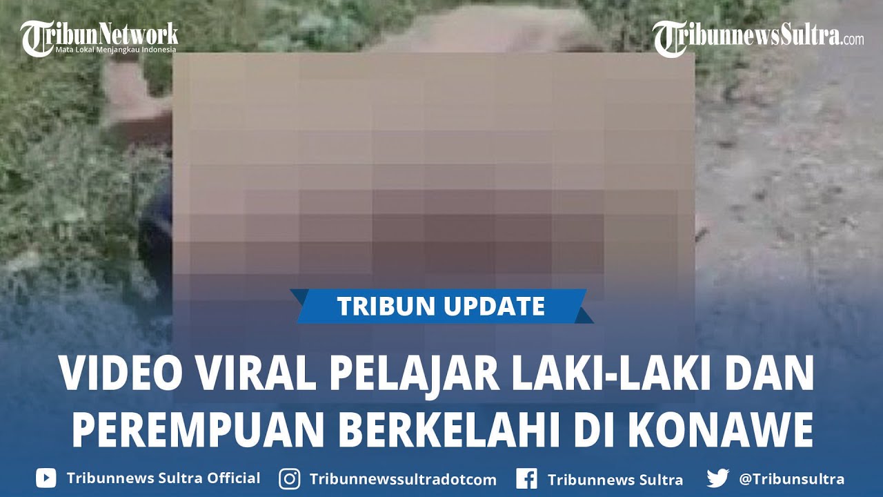 Video Viral Pelajar Laki-laki dan Perempuan di Konawe Sulawesi Tenggara Berkelahi Saling Jambak
