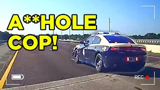 IDIOT COP Almost BRAKE CHECKS Me..