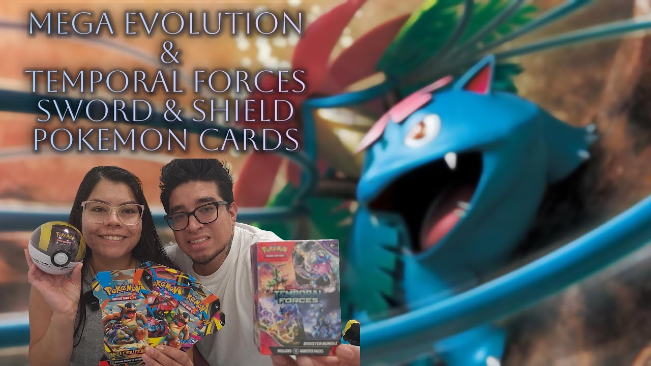 mega evolution and temporal forces pokemon cards and sword and shield era pokemon cards