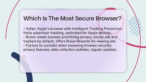 Which Is The Most Secure Browser? - Everyday-Networking