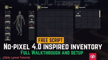 NOPIXEL 4.0 REDESIGNED INVENTORY | FiveM Roleplay Scripts | FiveM Tutorial 2024