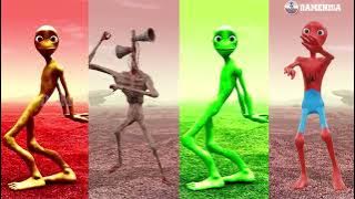 Alien dance VS Funny alien VS Dame tu cosita VS Funny alien dance VS Green alien dance VS Dance