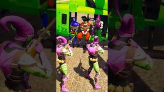 Ironman help Spiderman and goku #spiderman #hulk #ironman #goku #gta #venom